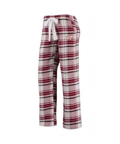 Women's Maroon Black Virginia Tech Hokies Accolade Flannel Pants Maroon, Black $21.50 Pajama