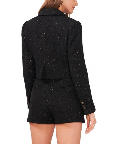 Women's Cropped Blazer Jacket Rich Black $71.52 Jackets