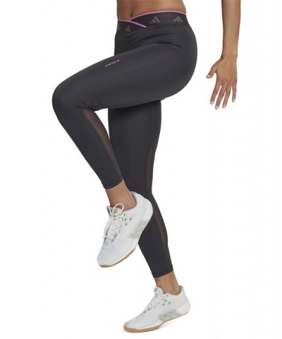 Women's Active Techfit V-Shaped Elastic Leggings Gray $24.94 Pants