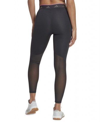 Women's Active Techfit V-Shaped Elastic Leggings Gray $24.94 Pants