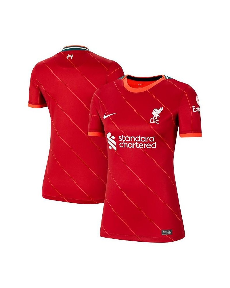 Women's Red Liverpool 2021/22 Home Breathe Stadium Replica Jersey Red $30.80 Jersey