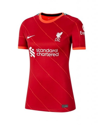 Women's Red Liverpool 2021/22 Home Breathe Stadium Replica Jersey Red $30.80 Jersey