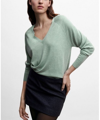 Women's Fine-Knit Sweater Green $27.49 Sweaters