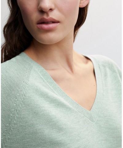 Women's Fine-Knit Sweater Green $27.49 Sweaters