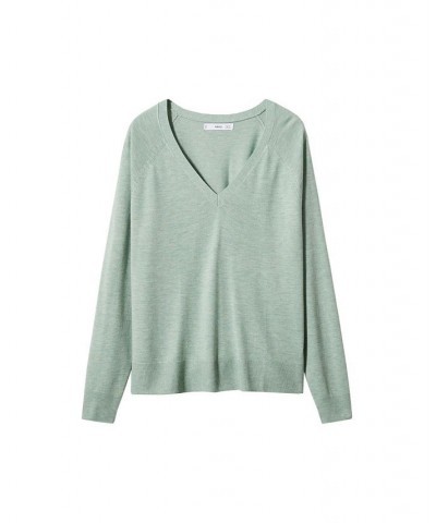 Women's Fine-Knit Sweater Green $27.49 Sweaters