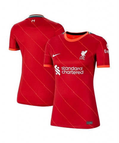 Women's Red Liverpool 2021/22 Home Breathe Stadium Replica Jersey Red $30.80 Jersey