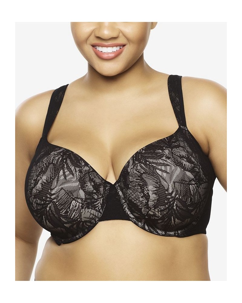 Jessamine Side Smoothing Women's Lace Bra Black $15.99 Bras