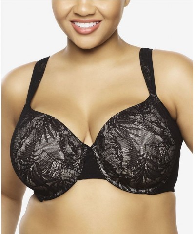 Jessamine Side Smoothing Women's Lace Bra Black $15.99 Bras