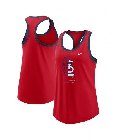 Women's Red St. Louis Cardinals Tech Tank Top Red $19.35 Tops