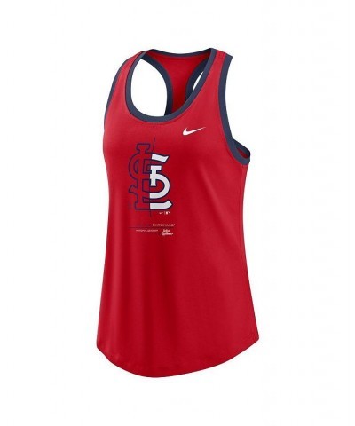 Women's Red St. Louis Cardinals Tech Tank Top Red $19.35 Tops