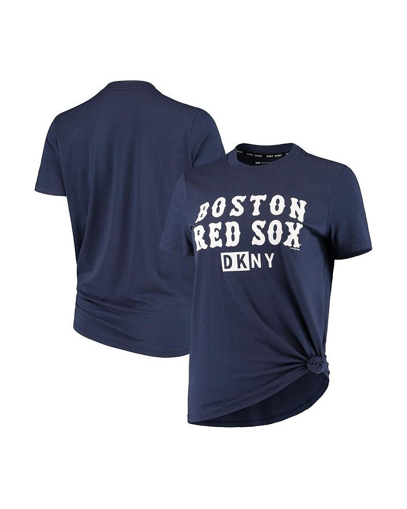 Women's Navy Boston Red Sox The Abbigail T-shirt Navy $28.04 Tops