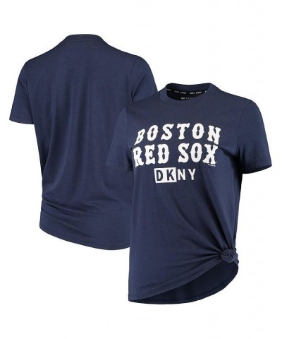 Women's Navy Boston Red Sox The Abbigail T-shirt Navy $28.04 Tops