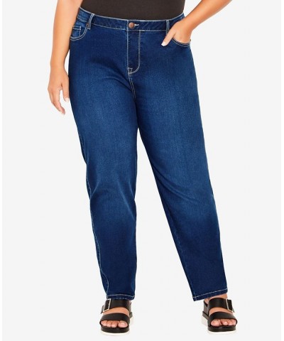 Plus Size Butter Denim Straight Jeans Medium Wash $34.30 Jeans