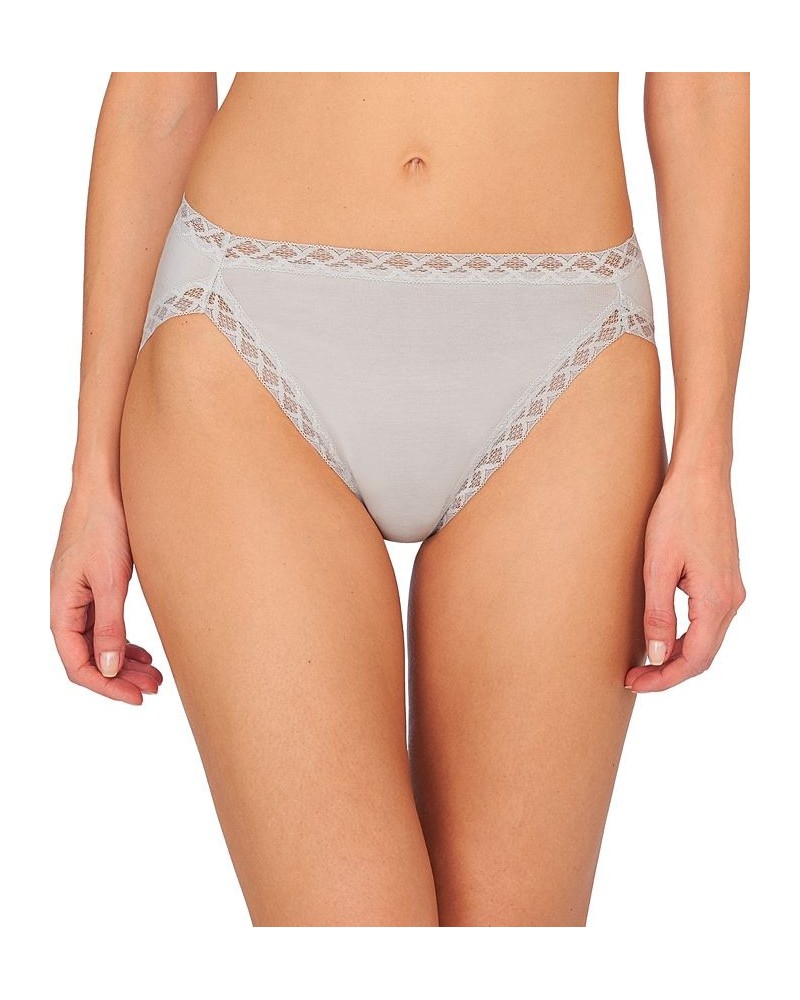 Bliss Lace-Trim Cotton French-Cut Brief Underwear 152058 Linen $9.90 Underwears