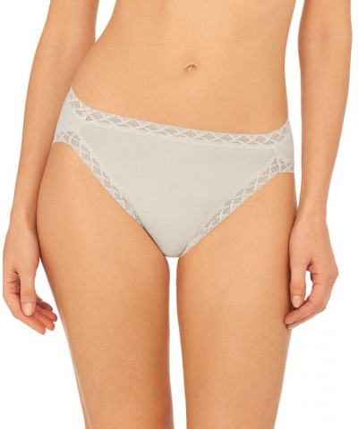 Bliss Lace-Trim Cotton French-Cut Brief Underwear 152058 Linen $9.90 Underwears