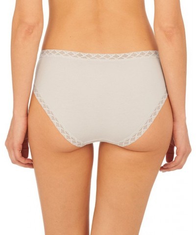 Bliss Lace-Trim Cotton French-Cut Brief Underwear 152058 Linen $9.90 Underwears