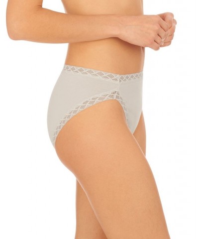 Bliss Lace-Trim Cotton French-Cut Brief Underwear 152058 Linen $9.90 Underwears