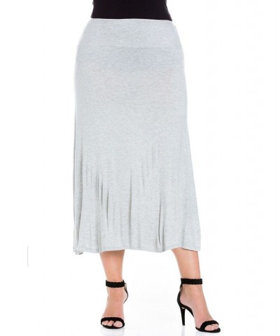 Plus Size Maxi Skirt Heather $33.32 Skirts