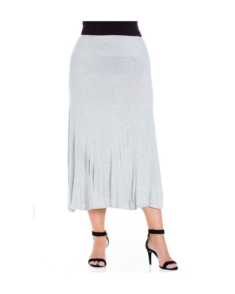 Plus Size Maxi Skirt Heather $33.32 Skirts