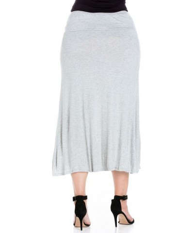 Plus Size Maxi Skirt Heather $33.32 Skirts