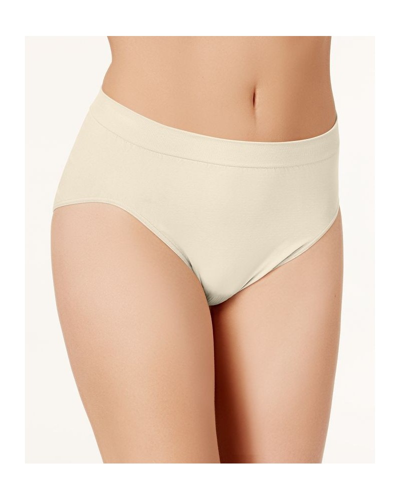 Comfort Revolution Microfiber Hi Cut Brief Underwear 303J Light Beige (Nude 5) $8.42 Panty