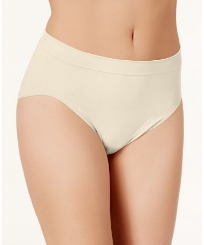 Comfort Revolution Microfiber Hi Cut Brief Underwear 303J Light Beige (Nude 5) $8.42 Panty