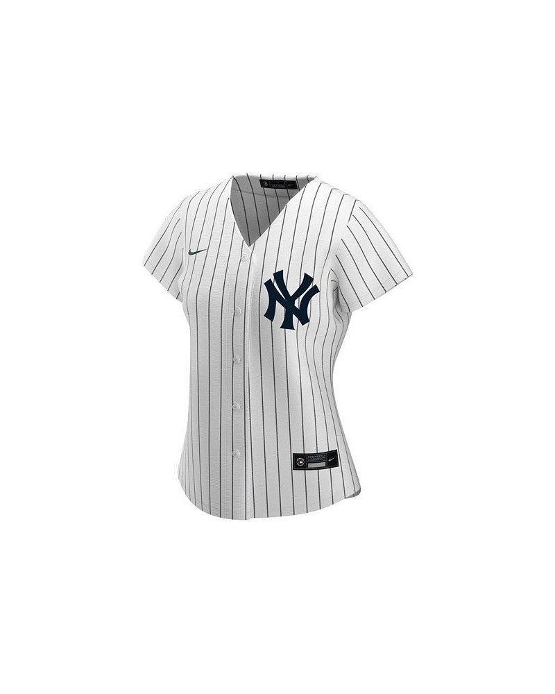 Women's New York Yankees Official Replica Jersey White/Navy $57.50 Jersey