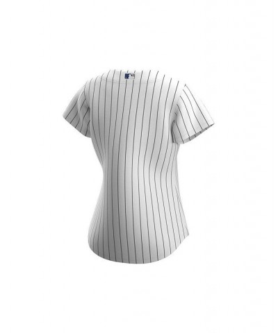 Women's New York Yankees Official Replica Jersey White/Navy $57.50 Jersey