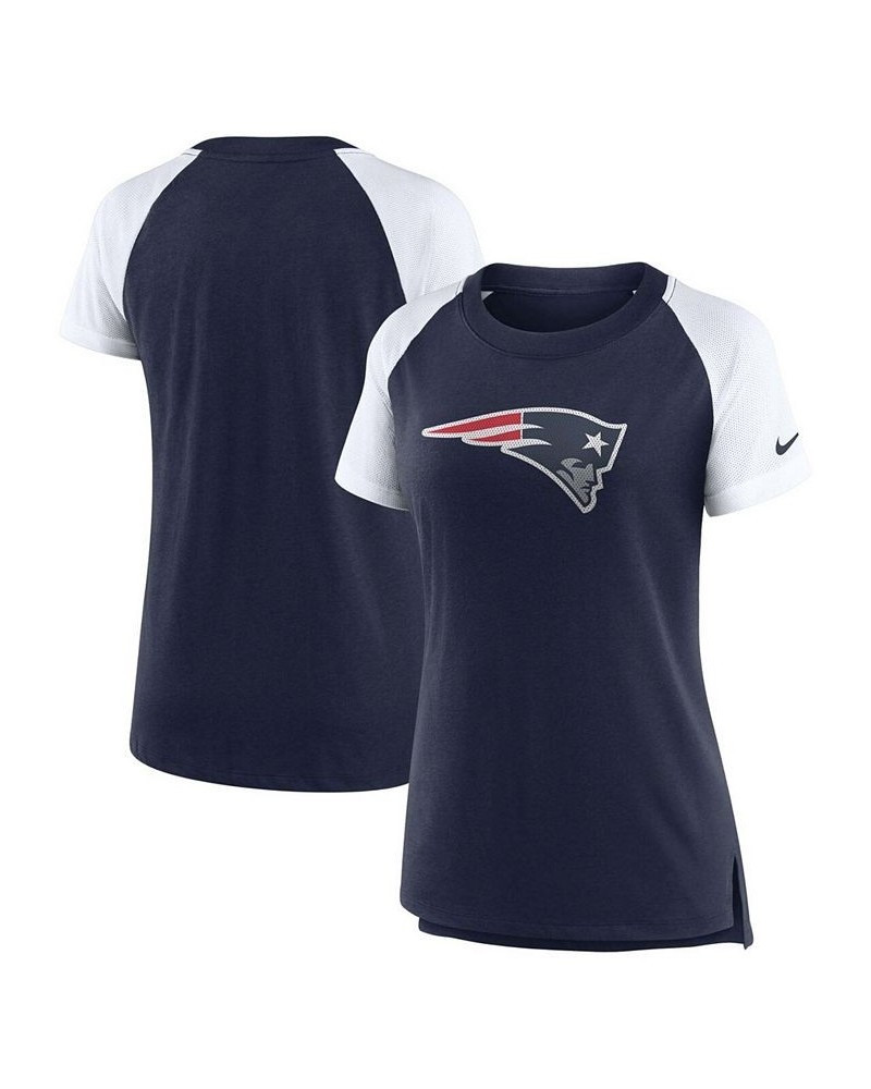 Women's Navy White New England Patriots Primary Logo Performance T-shirt Navy, White $21.00 Tops