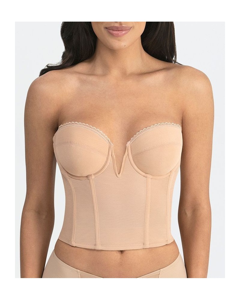 Valerie V Wire Backless Strapless Bridal Bra 6390 Brown $38.00 Bras