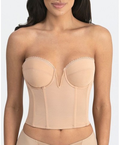 Valerie V Wire Backless Strapless Bridal Bra 6390 Brown $38.00 Bras