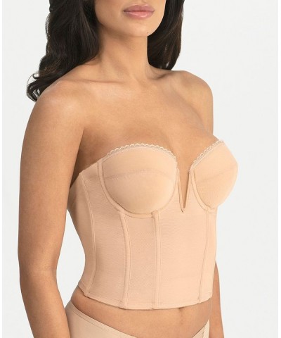 Valerie V Wire Backless Strapless Bridal Bra 6390 Brown $38.00 Bras