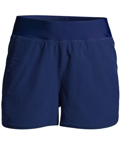 Women's 3" Quick Dry Elastic Waist Board Shorts Swim Cover-up Shorts with Panty Deep sea navy $28.68 Swimsuits