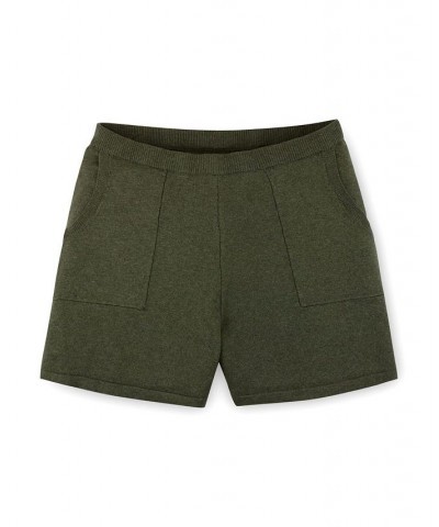 Womens' Sweater Short Green $19.58 Shorts