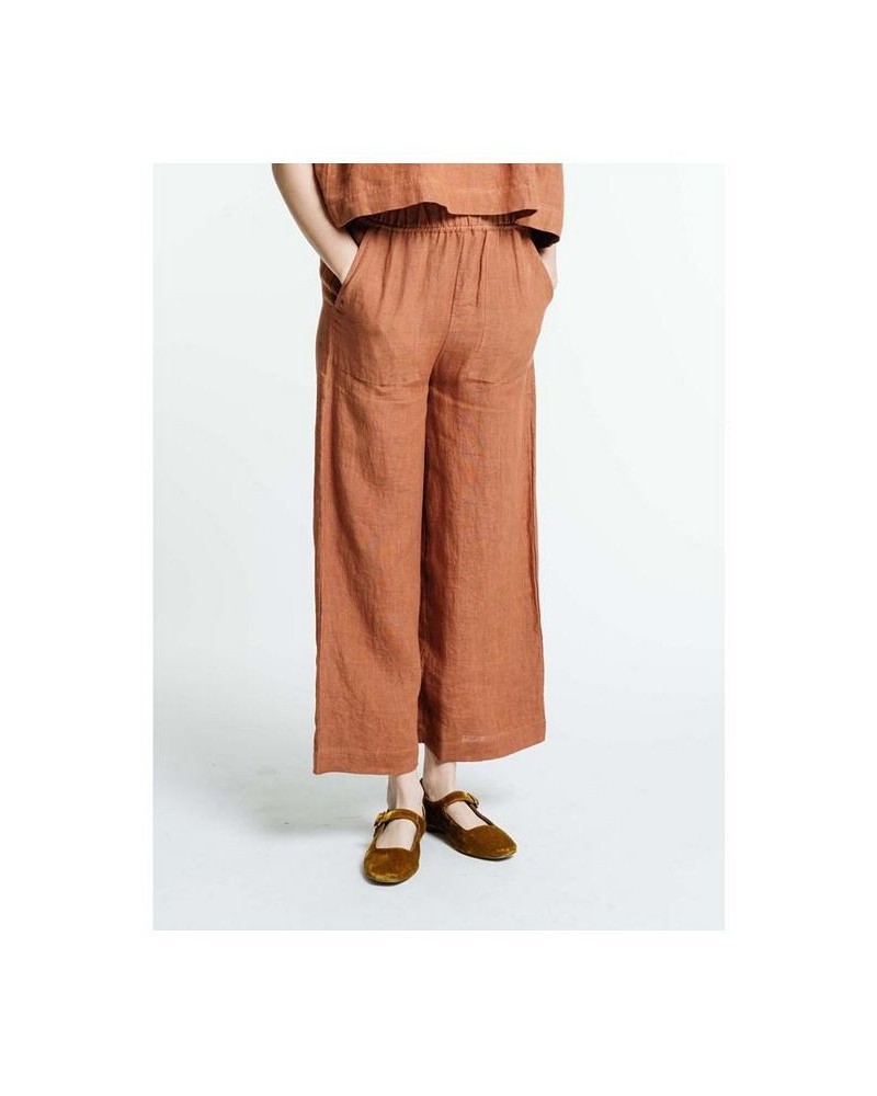 Women's Everyday Crop Pant - Amber Brown Rust/copper $53.76 Pants