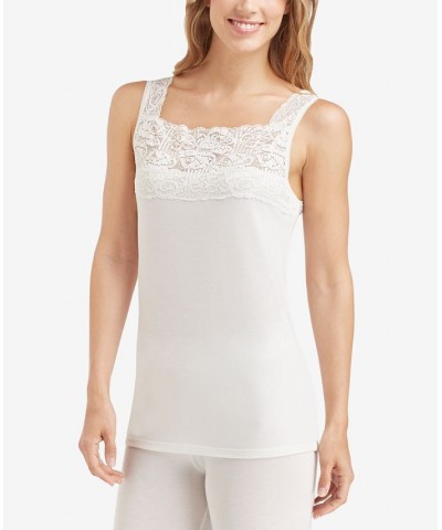 SofTech Stretch Lace Detail Cami Ivory $17.20 Tops