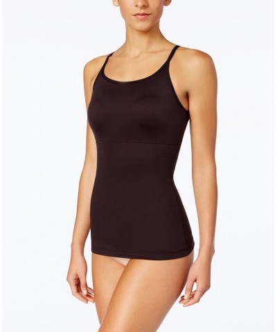 Women's Firm Control Fat Free Long Length Tank 3266 Black $30.74 Shapewear