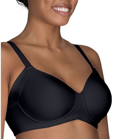 Women's Beauty Back Full Figure Wirefree Extended Side and Back Smoother Bra 71267 Black $15.11 Bras