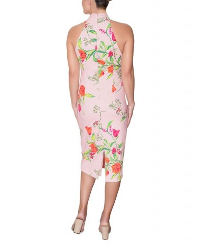 Harland Floral-Print Midi Dress Soft Tulip Floral $43.86 Dresses