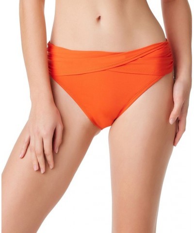 Tie-Front Cap-Sleeve Bikini Top & Hipster Bottoms Fire $44.50 Swimsuits