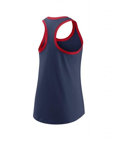 Women's Navy Minnesota Twins X-Ray Racerback Performance Tank Top Navy $26.99 Tops