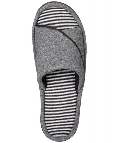 Women's Jersey Nicole Slide with Memory Foam Black $12.54 Shoes