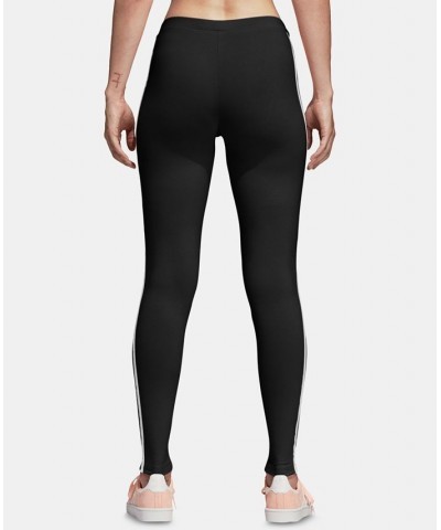 Women's Adicolor Trefoil Full Length Leggings Black $23.50 Pants