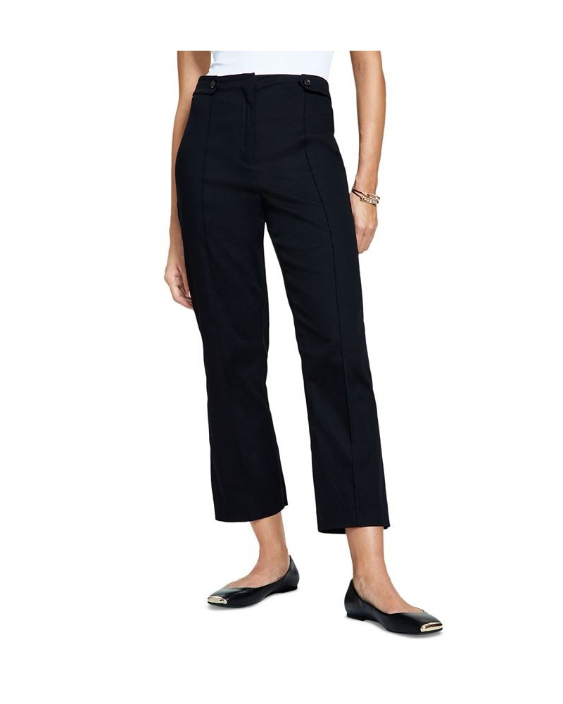 Women's Cropped Flared-Leg Pants Rich Black $54.50 Pants