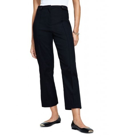 Women's Cropped Flared-Leg Pants Rich Black $54.50 Pants