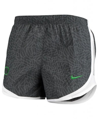 Women's Black and White Oregon Ducks Performance Tempo Shorts Black, White $27.35 Shorts